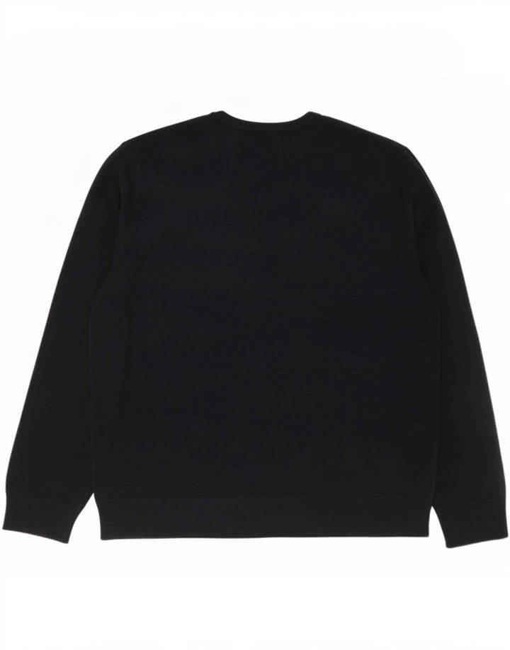 Ανδρικό πουλόβερ Marks & Spencer Crew Neck Jumper 2XL Navy Blue Acrylic