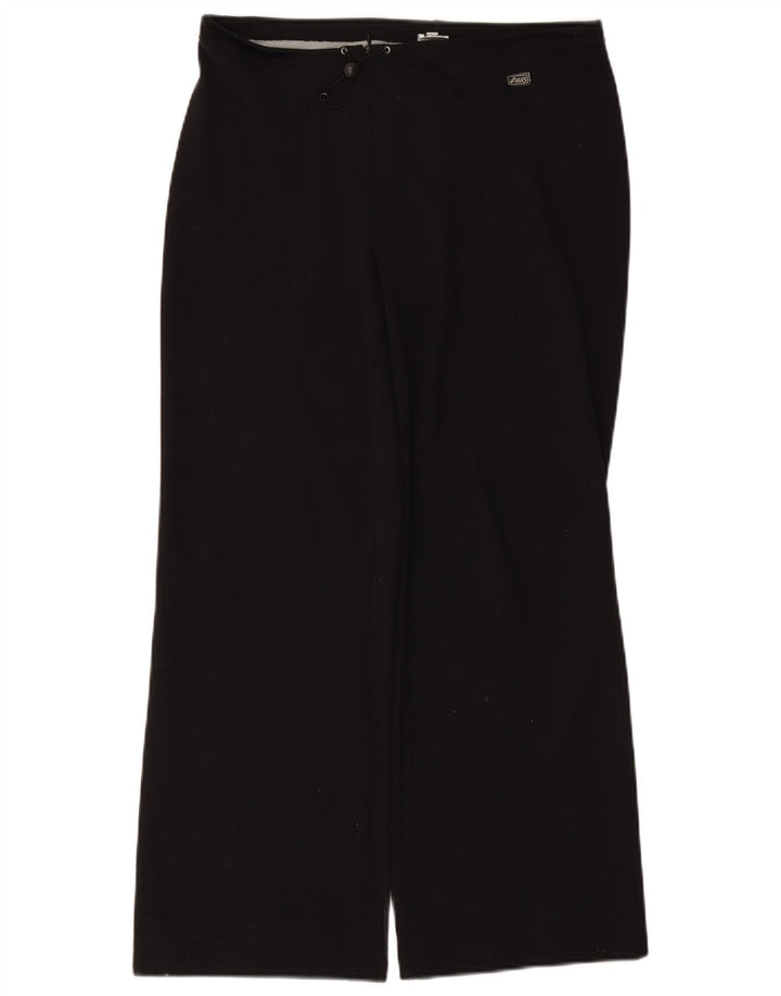 OASIS Γυναικεία φόρμα φόρμας φαρδιά πόδι Παντελόνι μεγάλο W32 L28 μαύρο πολυαμίδιο