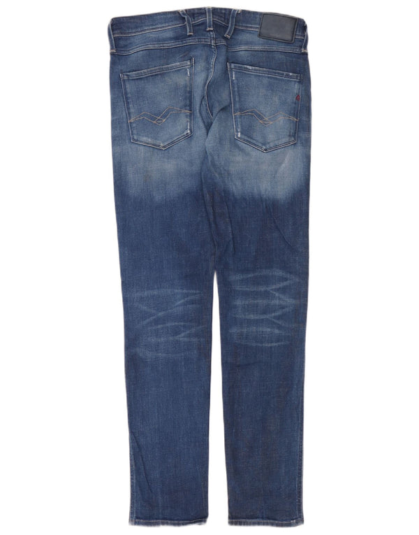 Replay Ανδρικό Slim Jeans W32 L32 Blue Cotton