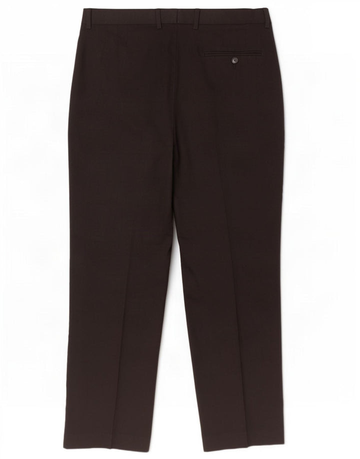 Marks & Spencer Mens Regular Casual Παντελόνι W36 L31 Μαύρο Πολυεστέρας