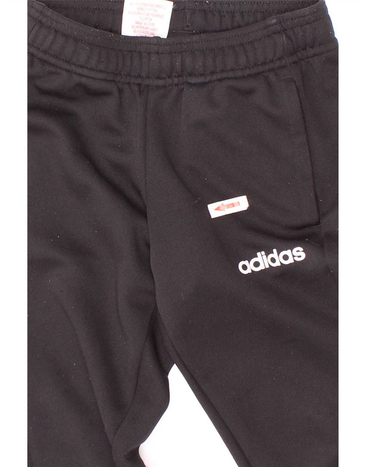 Παντελόνι αθλητικής φόρμας Adidas Boys Climalite 3-4 ετών Μαύρο Πολυεστέρα