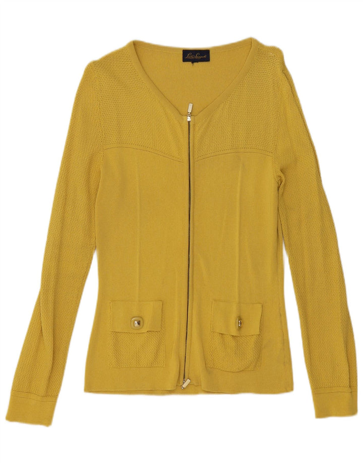 Γυναικείο πουλόβερ με ζακέτα Luisa Spagnoli UK 14 Medium Yellow
