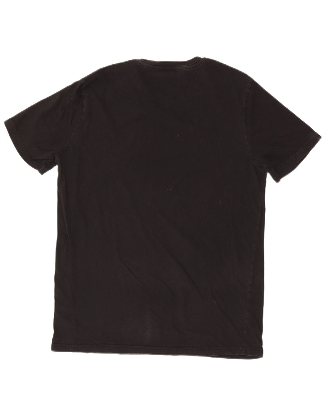 Ανδρικό T-Shirt Benetton Top μεγάλο μαύρο βαμβακερό
