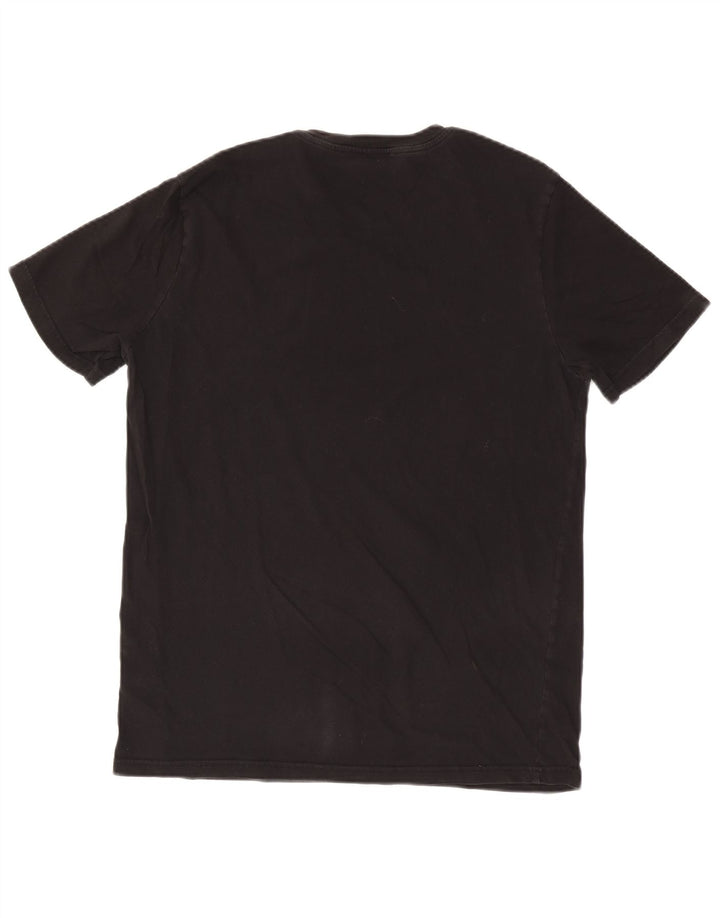 Ανδρικό T-Shirt Benetton Top μεγάλο μαύρο βαμβακερό