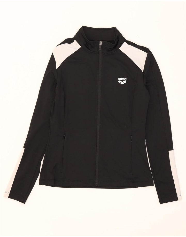 Γυναικεία αθλητική φόρμα Arena Top Jacket UK 10 Small Black Colourblock Polyester