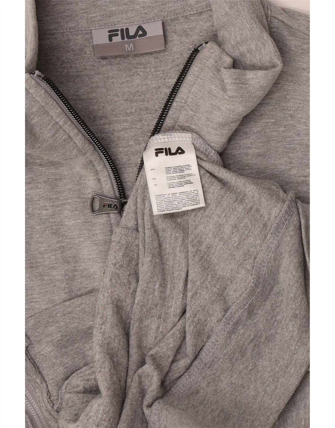Γυναικεία φόρμα γραφικών Fila Top Jacket UK 12 Medium Grey Colourblock