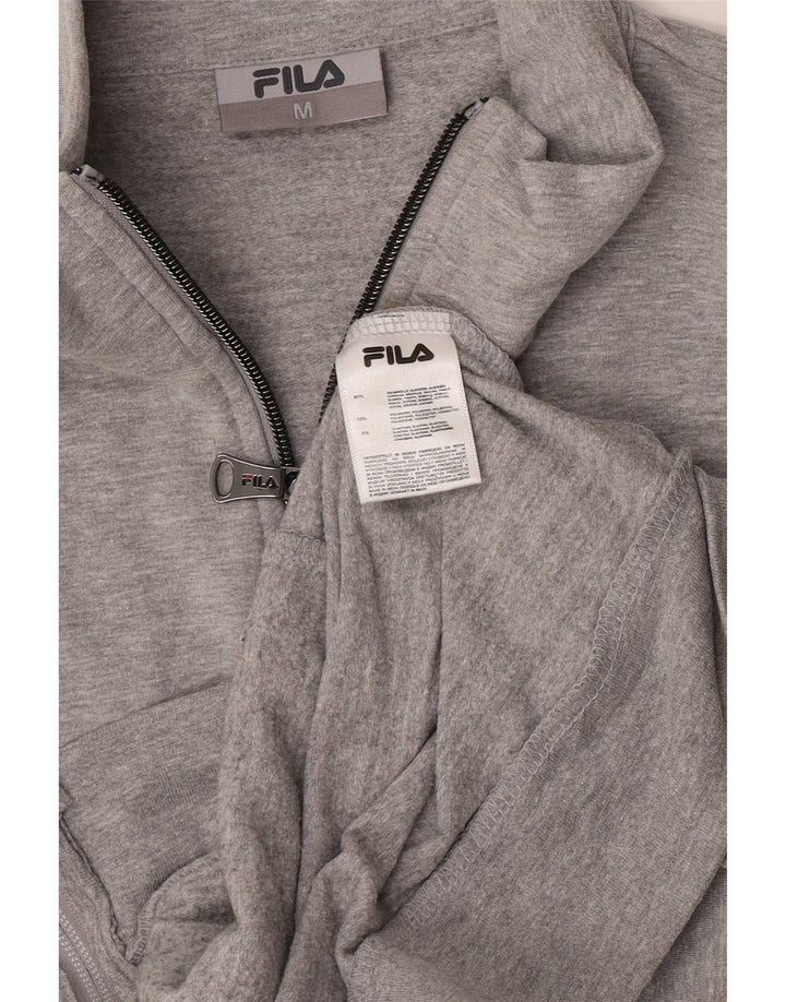 Γυναικεία φόρμα γραφικών Fila Top Jacket UK 12 Medium Grey Colourblock