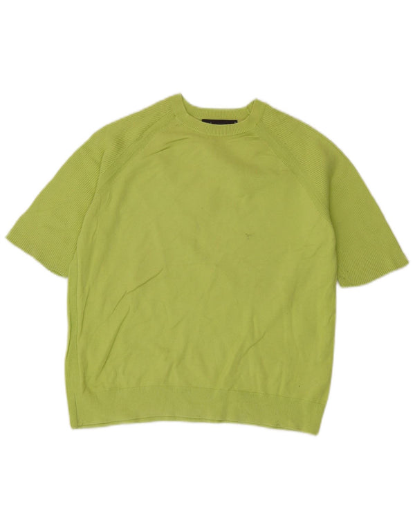 Marks & Spencer Γυναικείο πουλόβερ με λαιμόκοψη UK 12 Medium Green