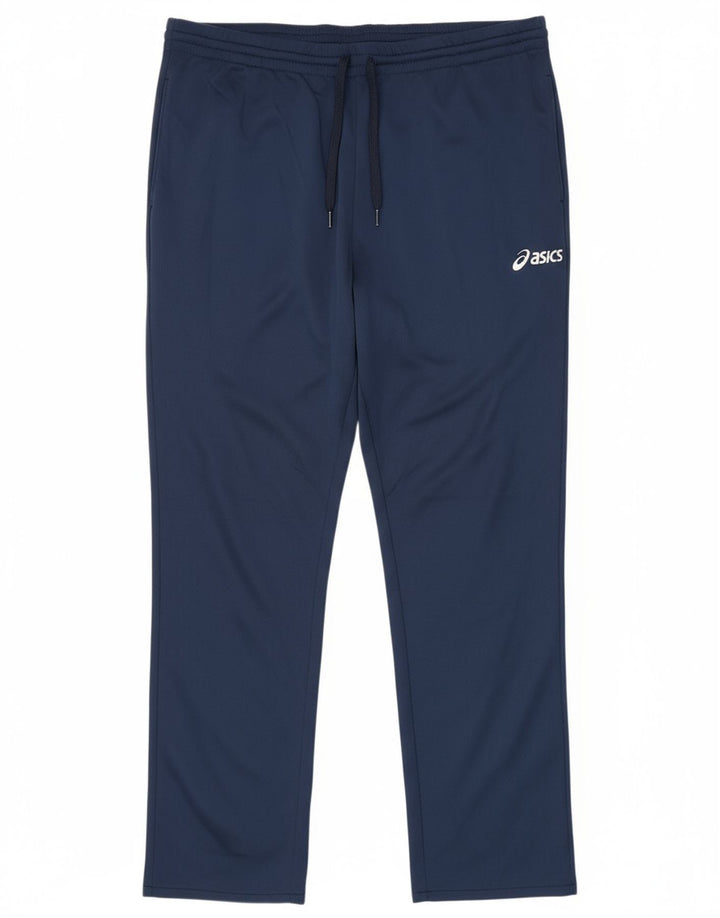 ASICS Mens Tracksuit Trousers 2XL  Navy Blue