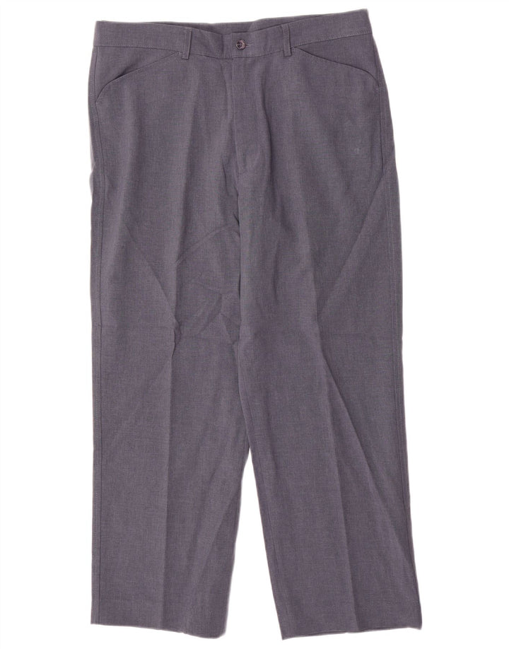 Farah Ανδρικό ίσιο casual παντελόνι W36 L29 Μπλε Πολυεστέρας