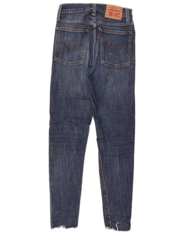 LEVI'S Γυναικείο Wedgie Skinny Jeans W24 L27 Μπλε βαμβακερό