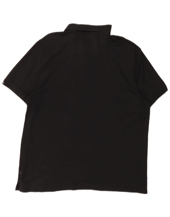 Ανδρικό μπλουζάκι πόλο CALVIN KLEIN XL Μαύρο