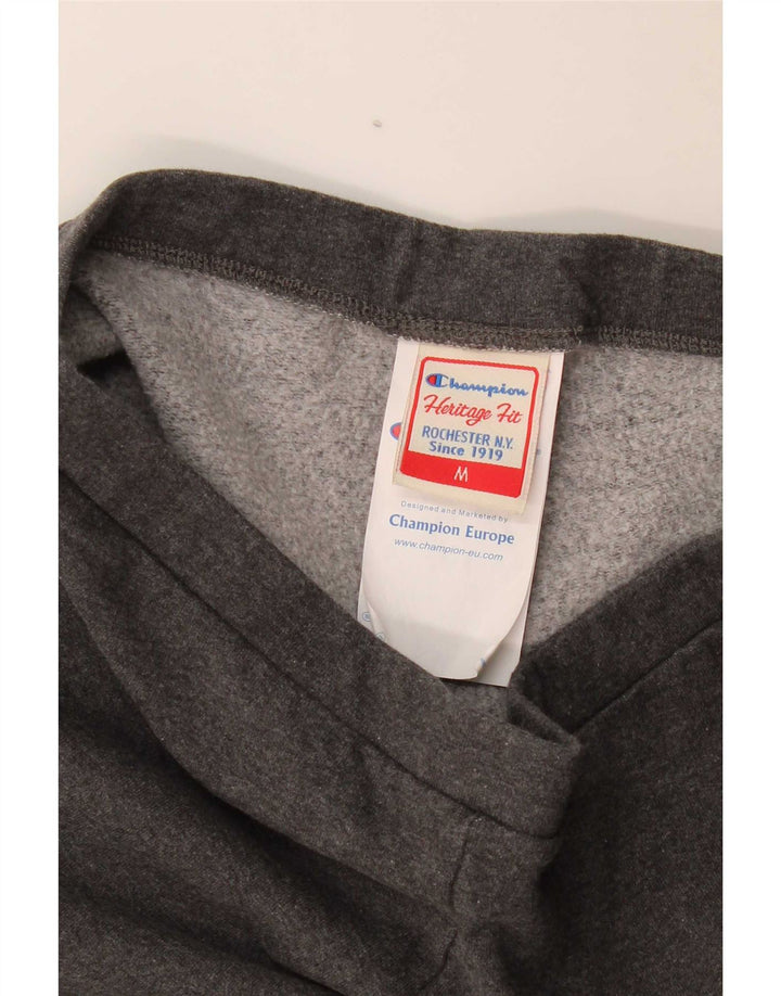 Champion Womens Herritage Fit leggings UK 12 Medium Grey Cotton