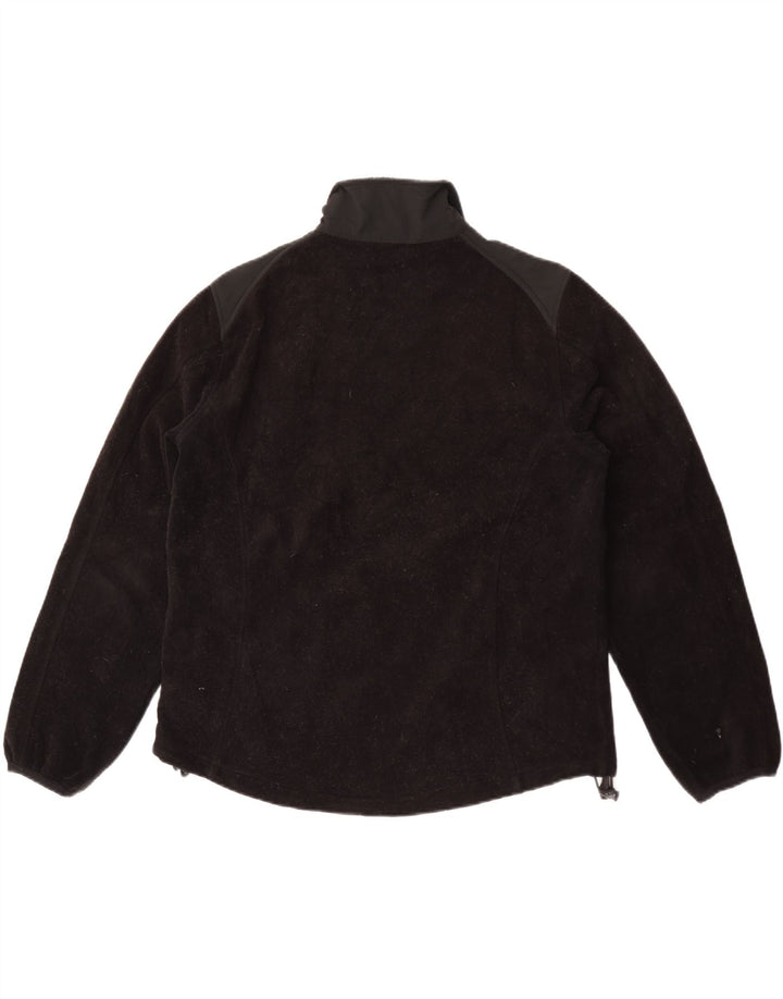 L.L.Bean Γυναικείο Fleece Jacket UK 16 Large Black Colourblock Πολυεστέρας