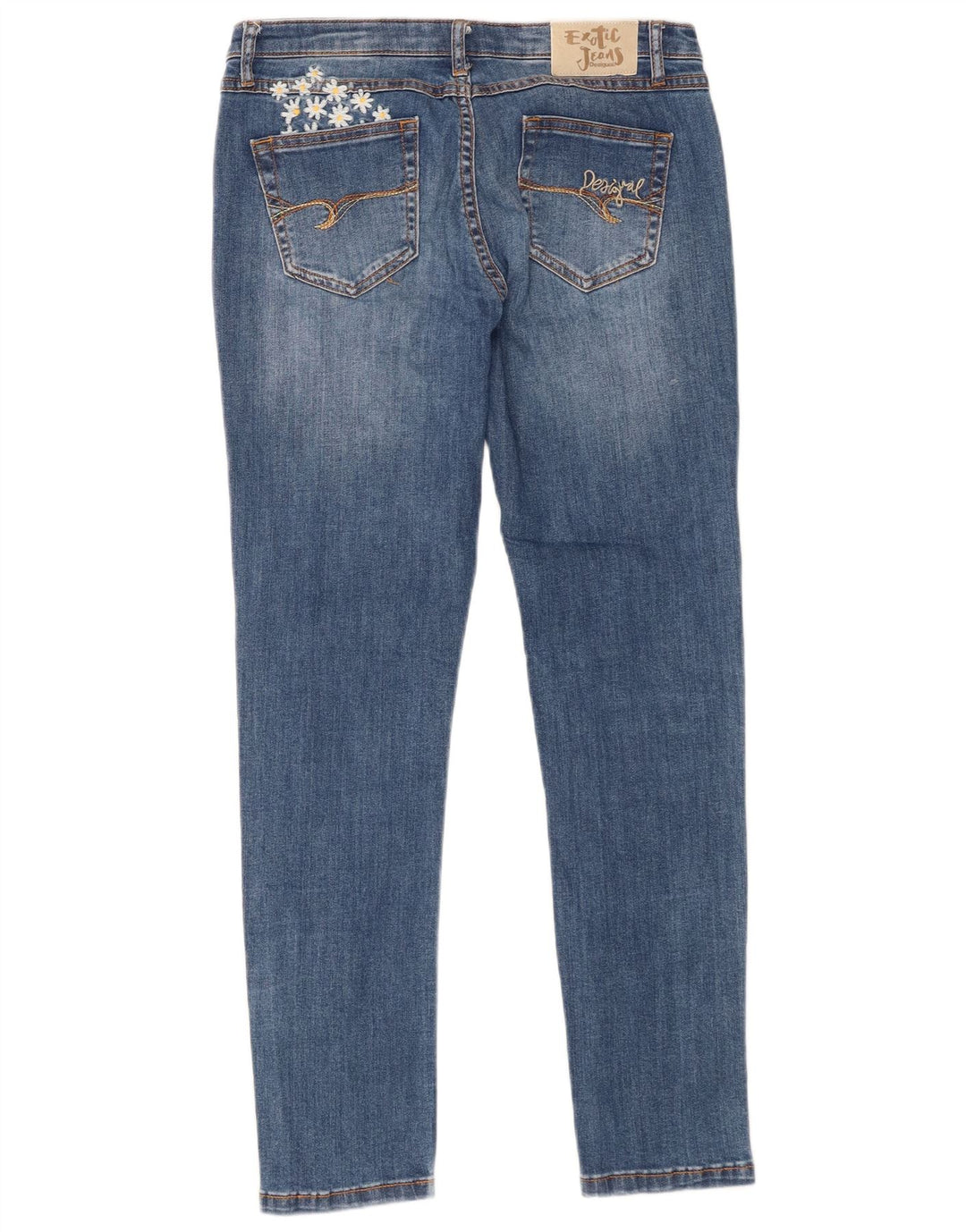 Desigual Γυναικείο Slim Jeans W30 L28 Blue Floral
