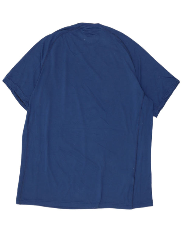 EDDIE BAUER Ανδρικό T-Shirt Top Large Blue Polyester