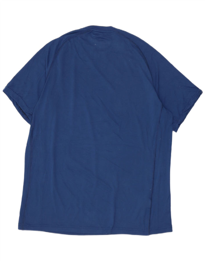 EDDIE BAUER Ανδρικό T-Shirt Top Large Blue Polyester