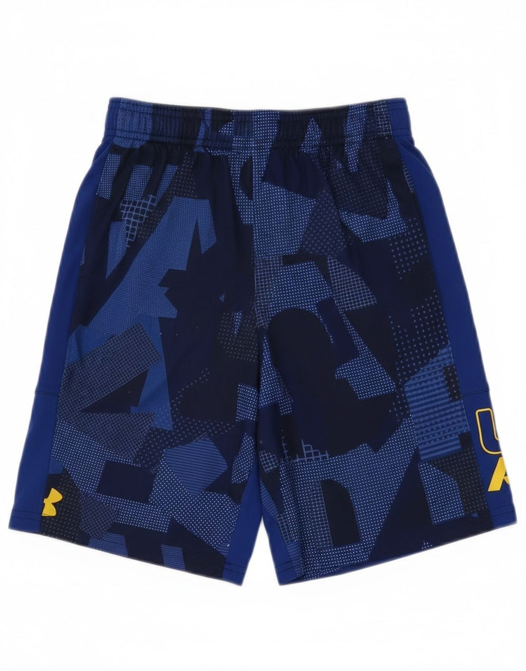 Under Armour Boys Graphic Sport Short 9-10 Years Medium Blue Geometric