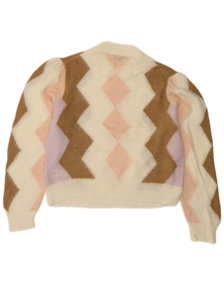 J. CREW Γυναικείο πουλόβερ με λαιμόκοψη Crop Crew UK 10 Small Off White