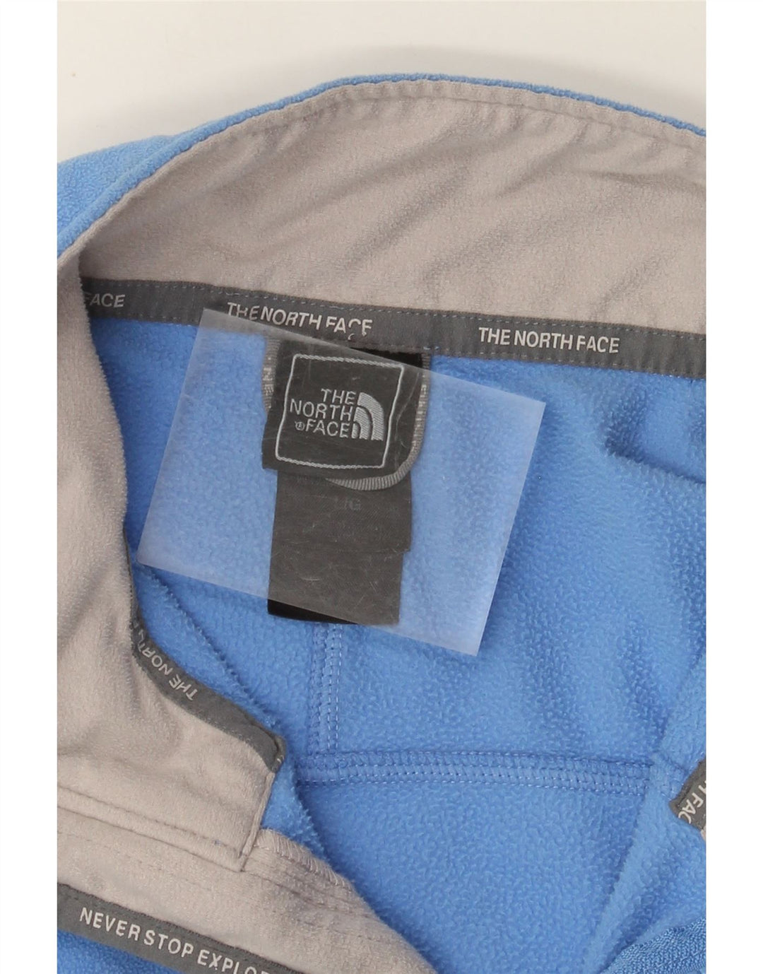 The North Face Γυναικείο Fleece Jacket UK 16 Large Blue Polyester