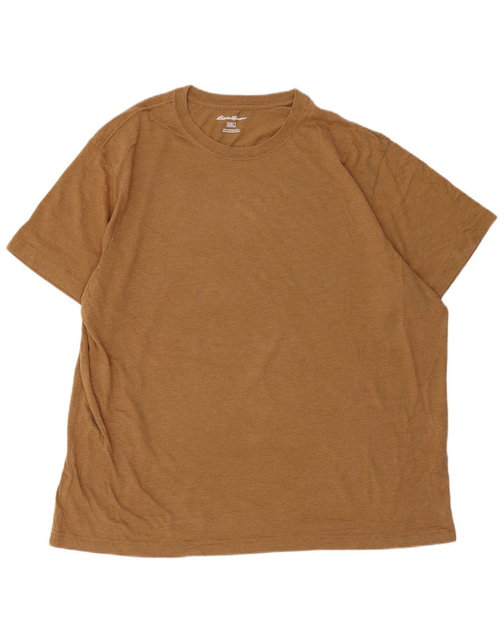 EDDIE BAUER Ανδρικό T-Shirt Top 2XL Καφέ Βαμβακερό