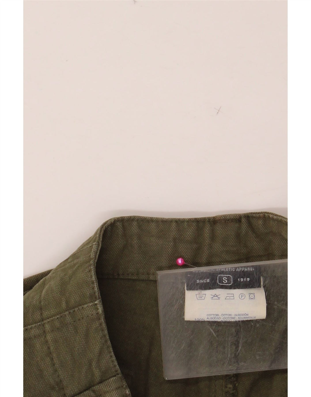 CHAMPION Ανδρικό ίσιο παντελόνι Chino Μικρό W32 L32 Χακί Βαμβακερό