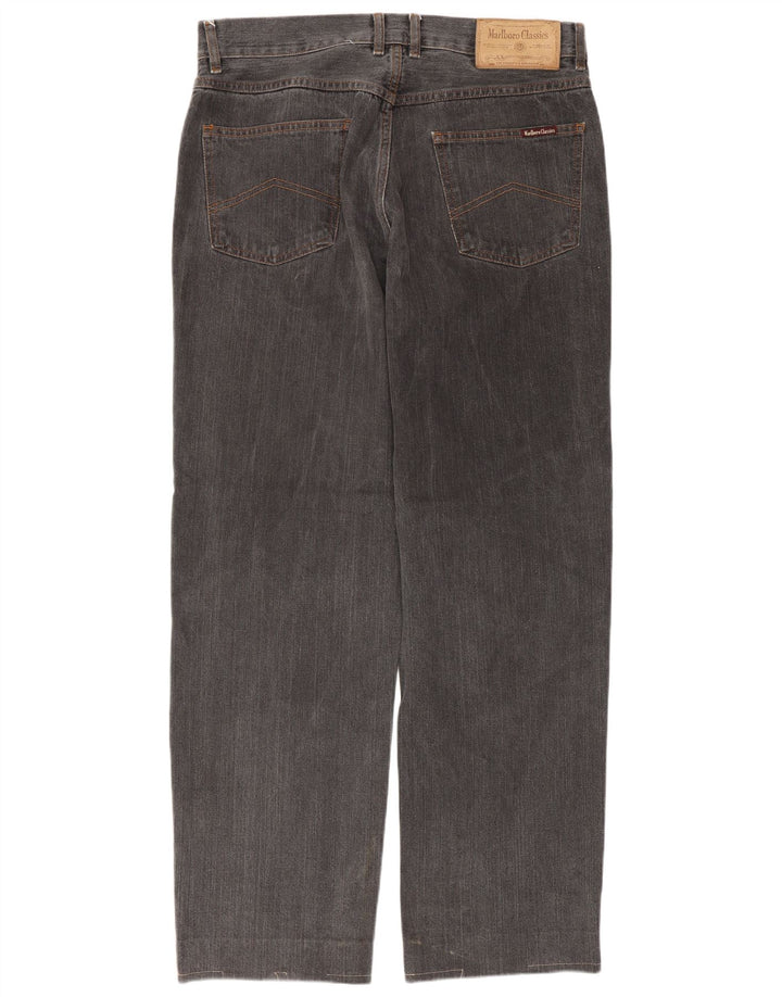 Ανδρικό τζιν ίσιο MARLBORO CLASSICS W33 L29 Γκρι βαμβακερό