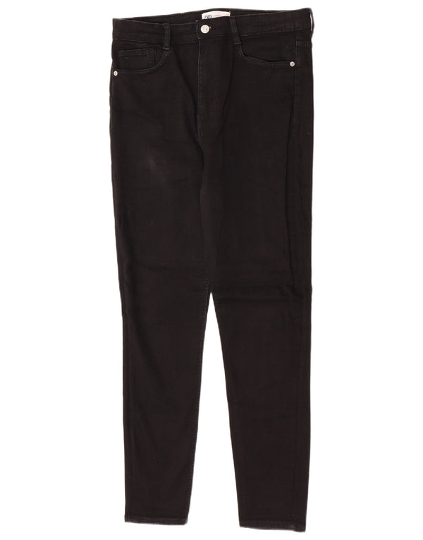 Zara Γυναικείο Skinny Jeans EU 44 XL W34 L27 Μαύρο βαμβακερό