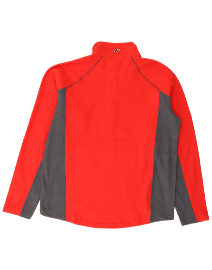 Ανδρικό φερμουάρ Berghaus Fleece Jumper με μεγάλο κόκκινο χρώμα πολυεστέρα
