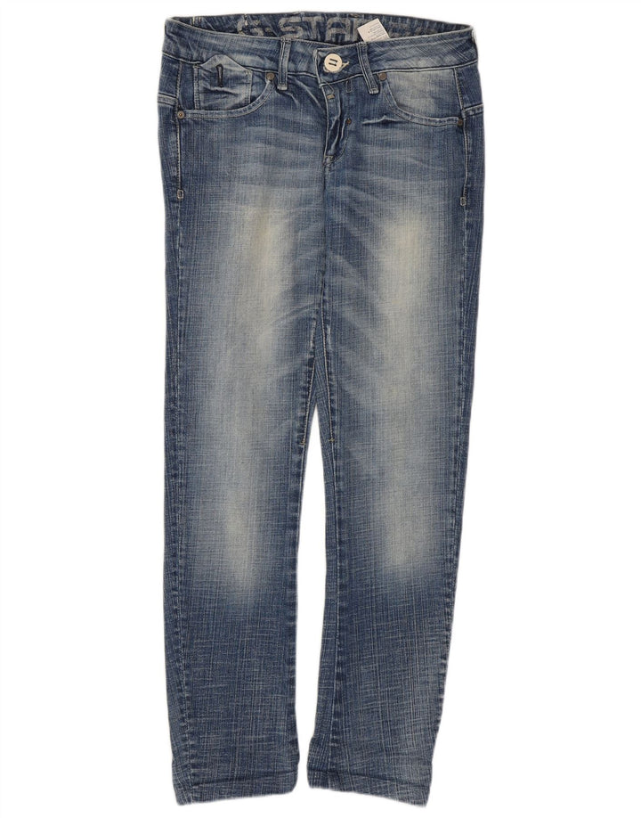 G-STAR Γυναικείο Acid Wash Slim Jeans W28 L26 Μπλε βαμβακερό