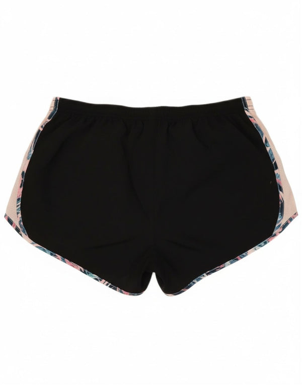 Γυναικείο αθλητικό σορτς Nike Dri Fit UK 14 Μεγάλο μαύρο χρώμα πολυεστέρα