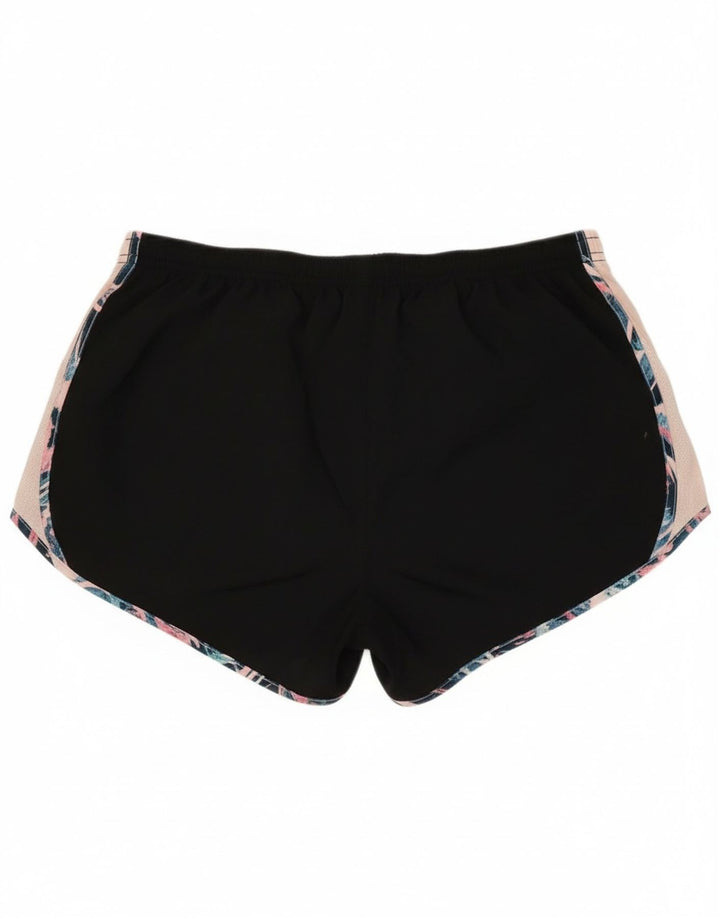 Γυναικείο αθλητικό σορτς Nike Dri Fit UK 14 Μεγάλο μαύρο χρώμα πολυεστέρα