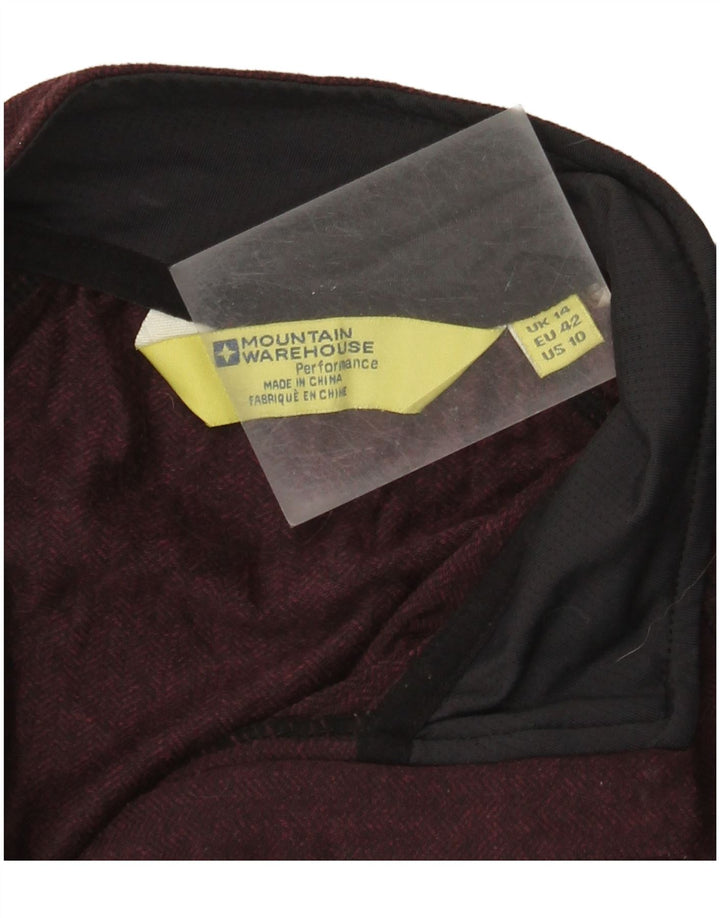 Mountain Warehouse Γυναικεία αθλητική φόρμα Top Jacket UK 14 Medium Burgundy