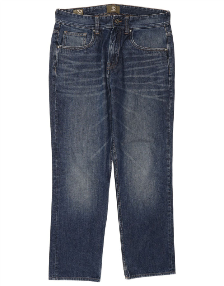 TIMBERLAND Ανδρικό τζιν ίσιο W32 L29 Μπλε βαμβακερό
