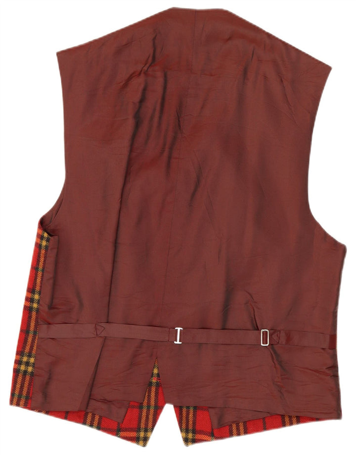 Ανδρικό γιλέκο Via Ardigo Small Red Check