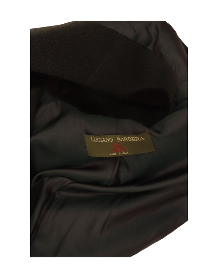 Luciano Barbera Γυναικείο σακάκι με 4 κουμπιά Blazer IT 44 Medium Green Angora