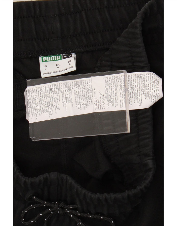 Ανδρική αθλητική φόρμα PUMA παντελόνι Joggers μεγάλο μαύρο βαμβακερό