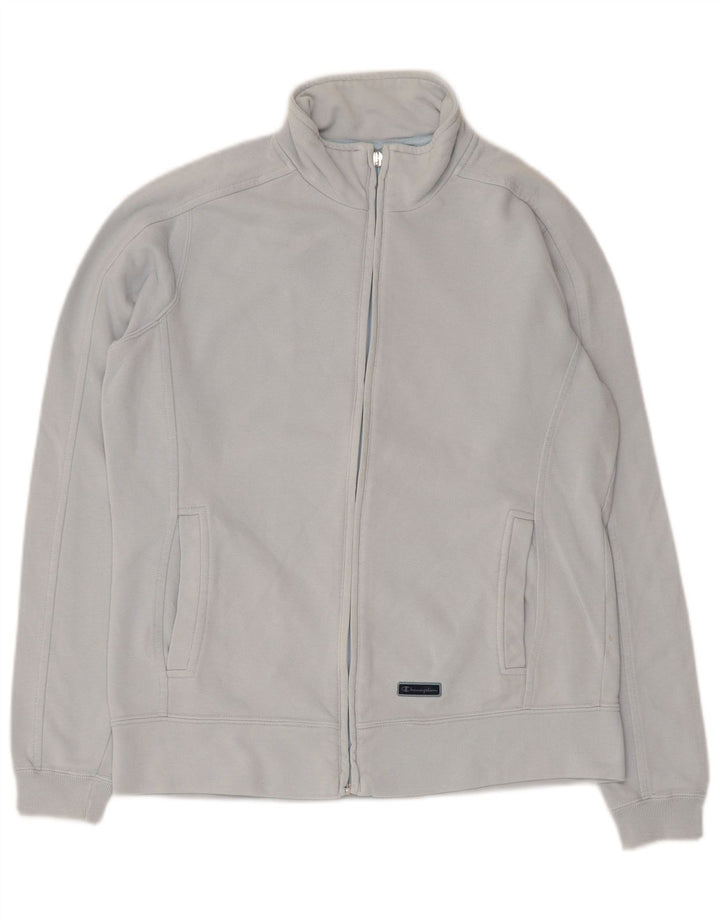 Champion Γυναικεία αθλητική φόρμα Top Jacket UK 10 Small Blue Cotton