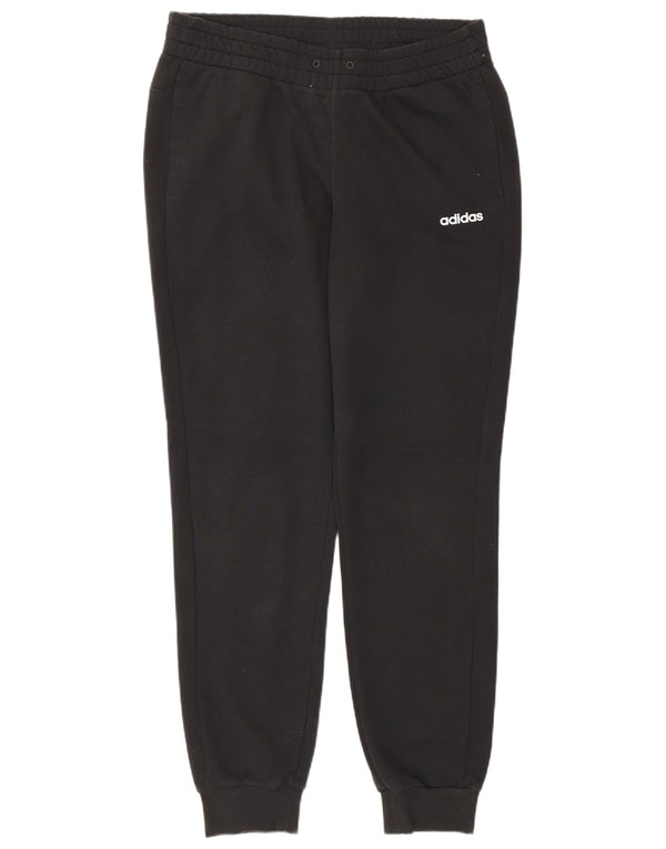 Adidas Γυναικεία φόρμα παντελόνι Joggers UK 12/14 Μεσαίο μαύρο βαμβακερό