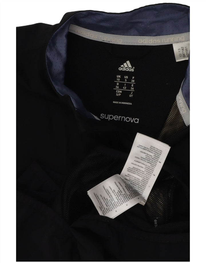 Γυναικεία φόρμα τρεξίματος ADIDAS Top Jacket UK 10 Small Black Polyester