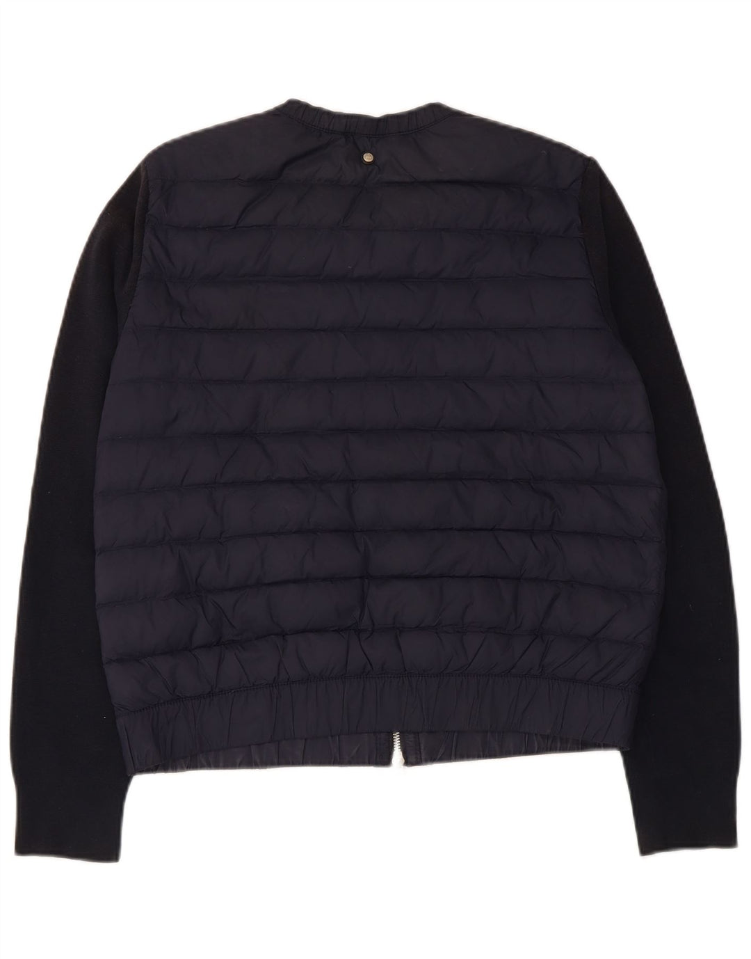 Massimo Dutti Γυναικείο μπουφάν με επένδυση UK 14 Medium Navy Blue Nylon