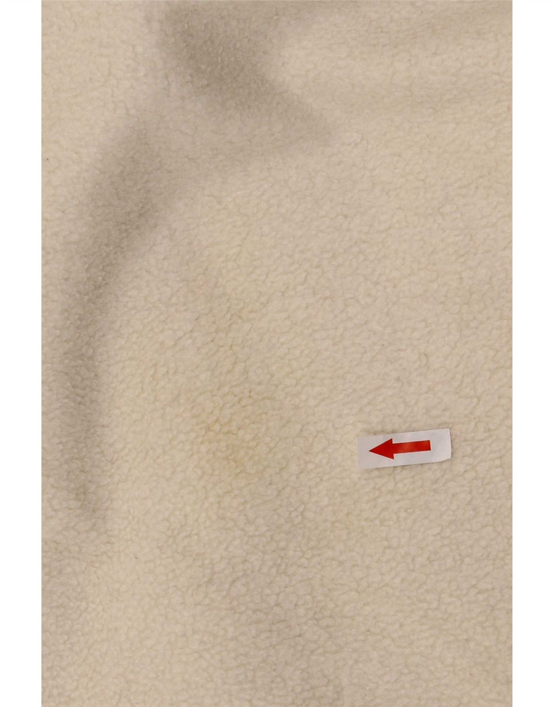 Silvy Ανδρικό κουμπιά με λαιμό Fleece Jumper Large Off White Fair Isle Polyester