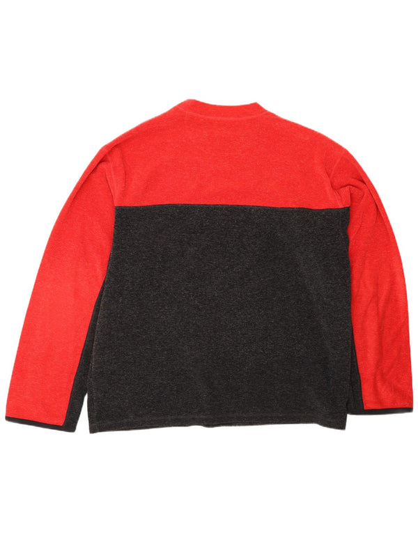 DAINESE Mens Top Long Sleeve XL Red Colourblock Polyester
