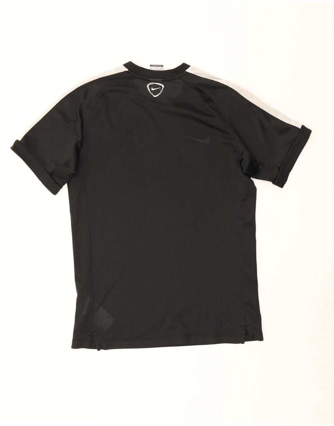 Ανδρικό γραφικό μπλουζάκι Nike Dri Fit Τοπ μεσαίου μαύρου χρώματος πολυεστέρας