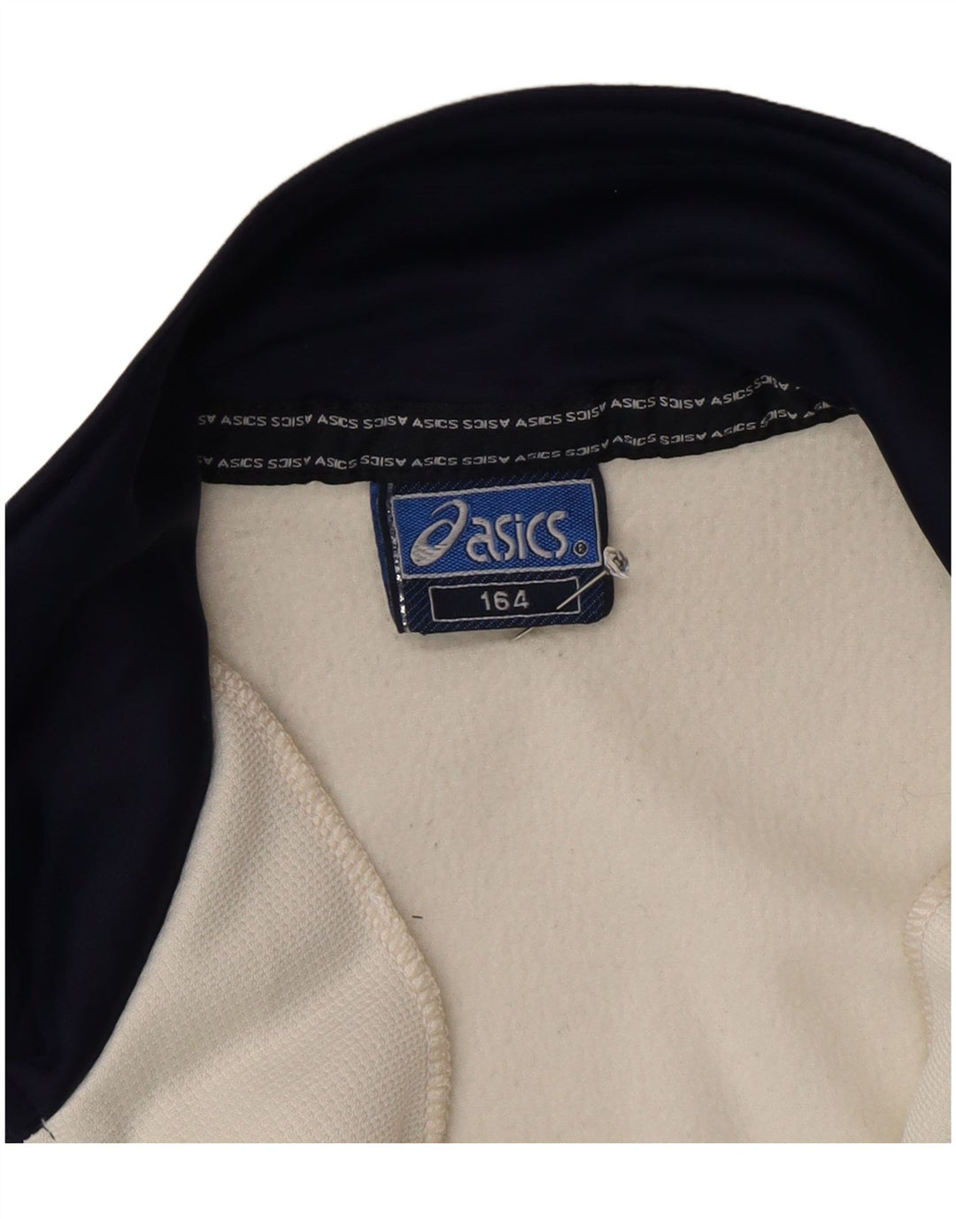 Μπουφάν φόρμας Asics Boys Top Jacket 13-14 Years White Colourblock