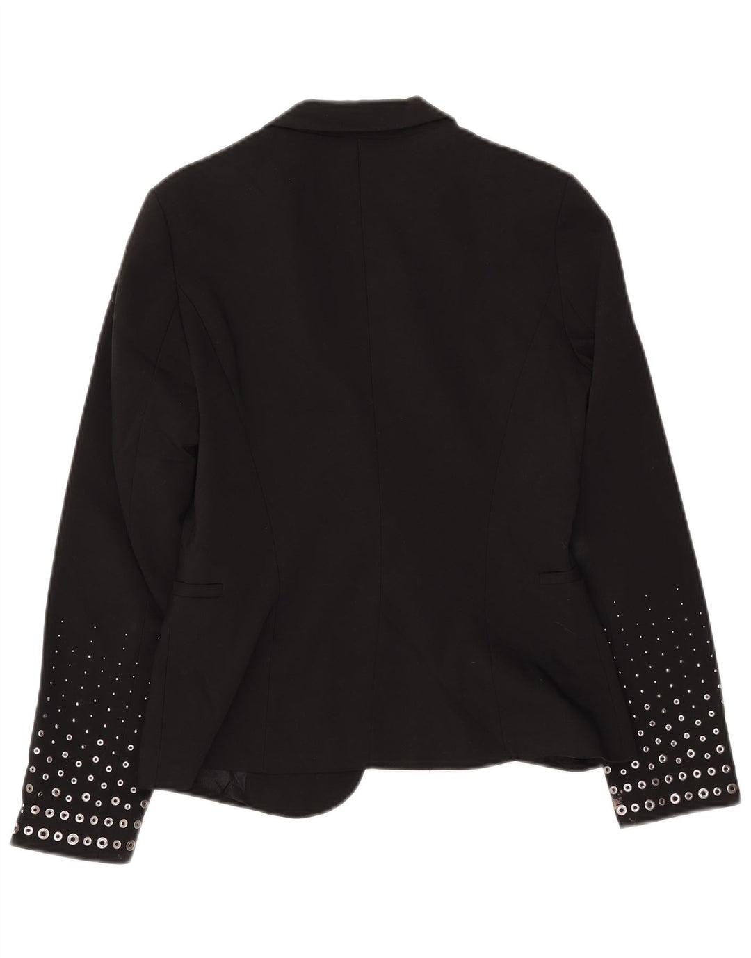 ZARA Γυναικείο σακάκι σακάκι με 1 κουμπί UK 12 μεσαίο μαύρο πολυεστέρα