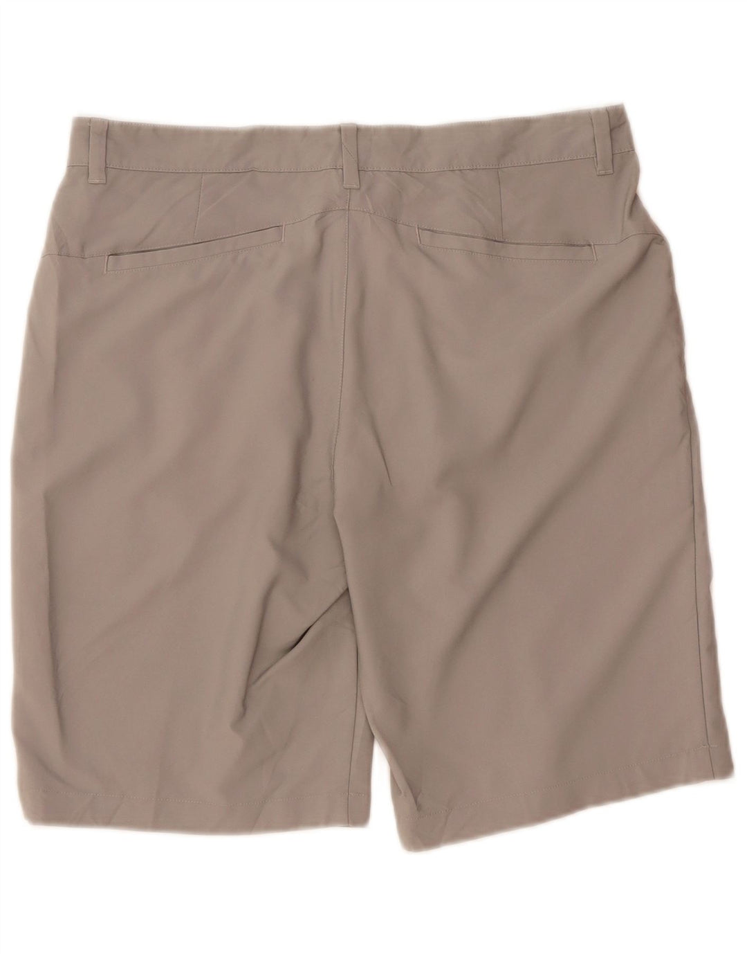 ADIDAS Mens Chino Shorts W34 Large Grey Polyester