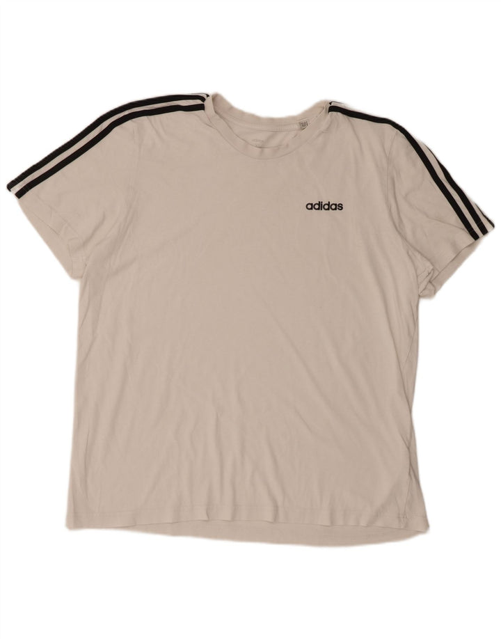 Ανδρικό T-Shirt Adidas Top XL Λευκό βαμβακερό