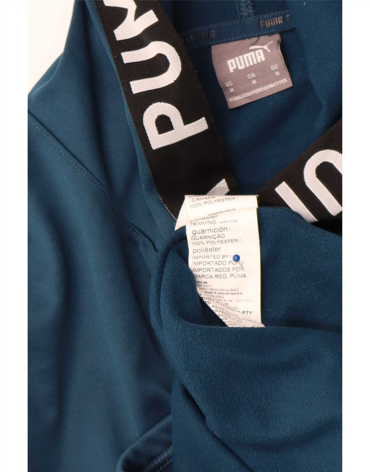 Ανδρικό γραφικό κουκούλα Puma, μεσαίο μπλε ναυτικό, πολυεστέρας