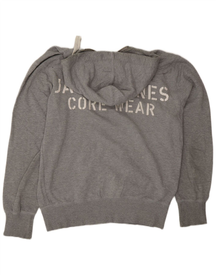 Ανδρικό πουλόβερ με κουκούλα με φερμουάρ Jack & Jones XL Γκρι
